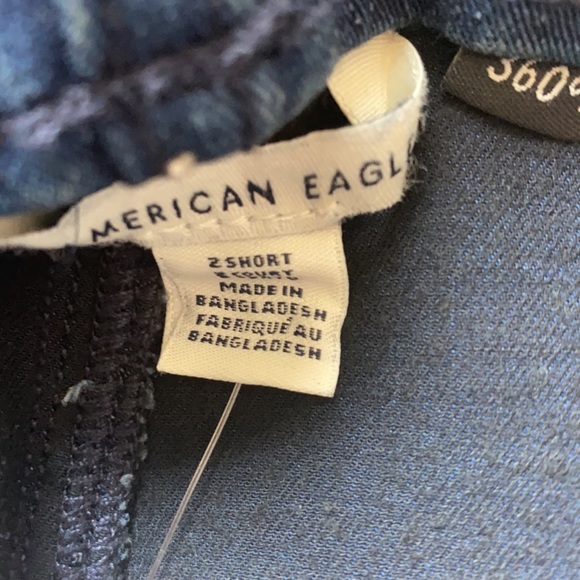 American Eagle Hi-Rise Pull-On Lace Up Jegging / Size 2 Short - Picture 10 of 13